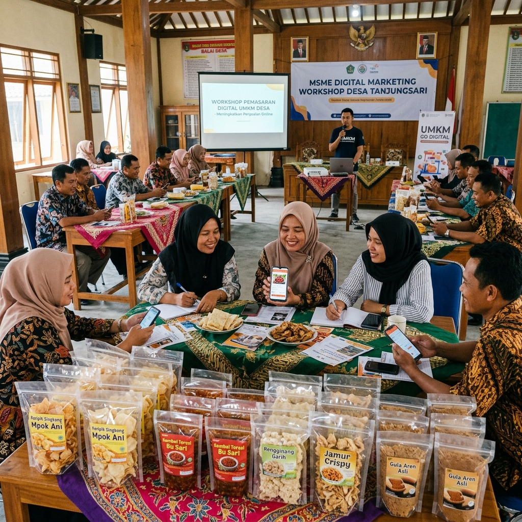 Pemberdayaan UMKM Desa Popodu Melalui Pelatihan Pemasaran Digital dan Sertifikasi Halal